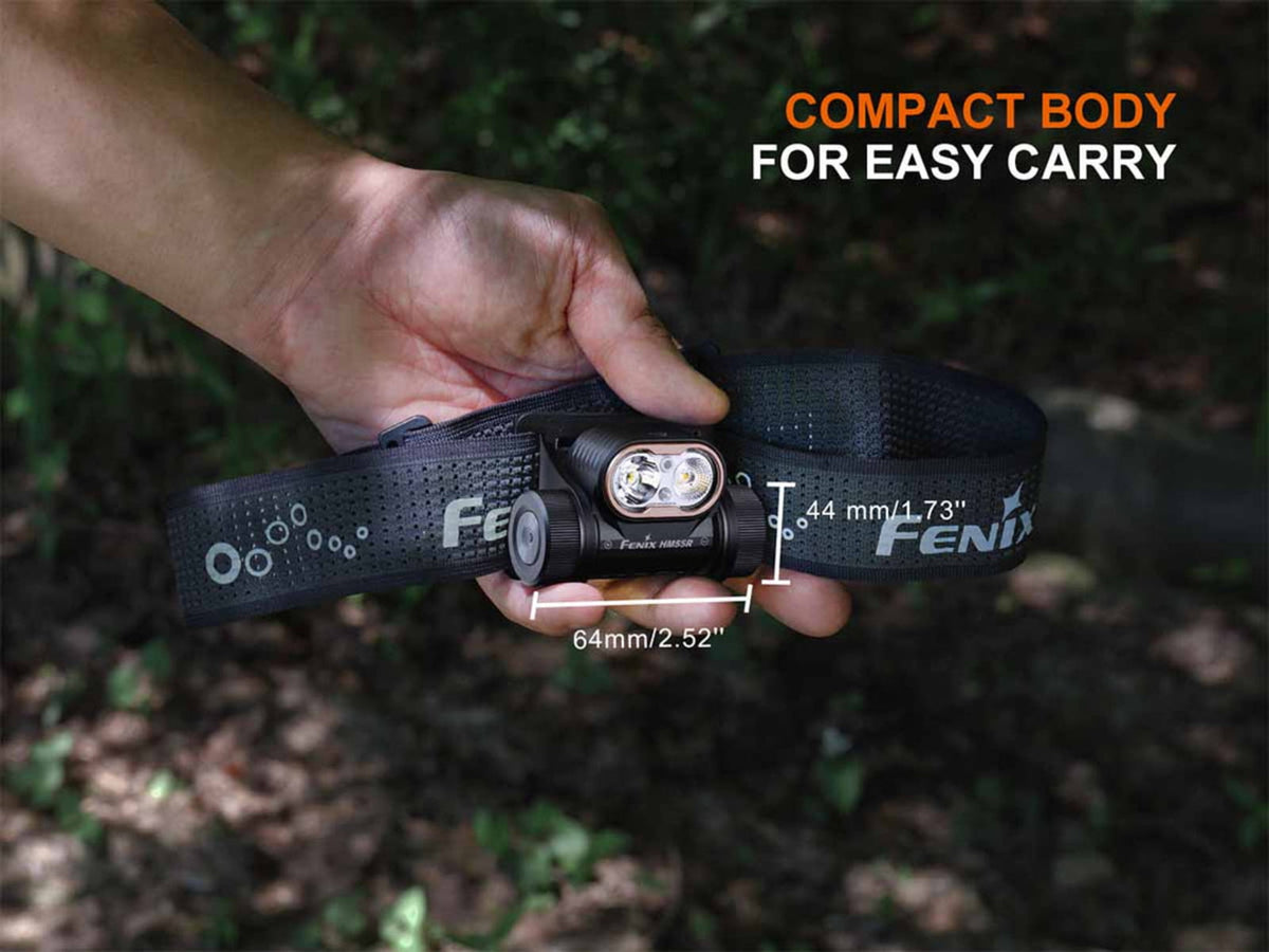 Fenix Lighting HM55R Lithium Ion 1200 Lumens Luminus SST25 LED Luminus SST20V-Ra90 LED 2835 LED Headlamp