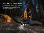 Fenix Lighting HM60R V2.0 Lithium Ion 1600 Lumens Luminus SST40-GEN2 LED Luminus SST20-GEN2 High-CRI LED OSRAM 2835 LED Headlamp Black