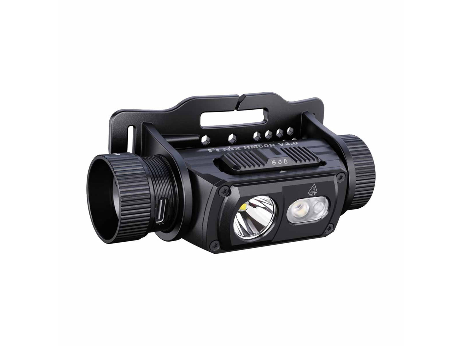 Fenix Lighting HM60R V2.0 Lithium Ion 1600 Lumens Luminus SST40-GEN2 LED Luminus SST20-GEN2 High-CRI LED OSRAM 2835 LED Headlamp Black