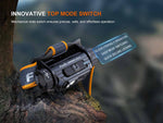 Fenix Lighting HM60R V2.0 Lithium Ion 1600 Lumens Luminus SST40-GEN2 LED Luminus SST20-GEN2 High-CRI LED OSRAM 2835 LED Headlamp Black