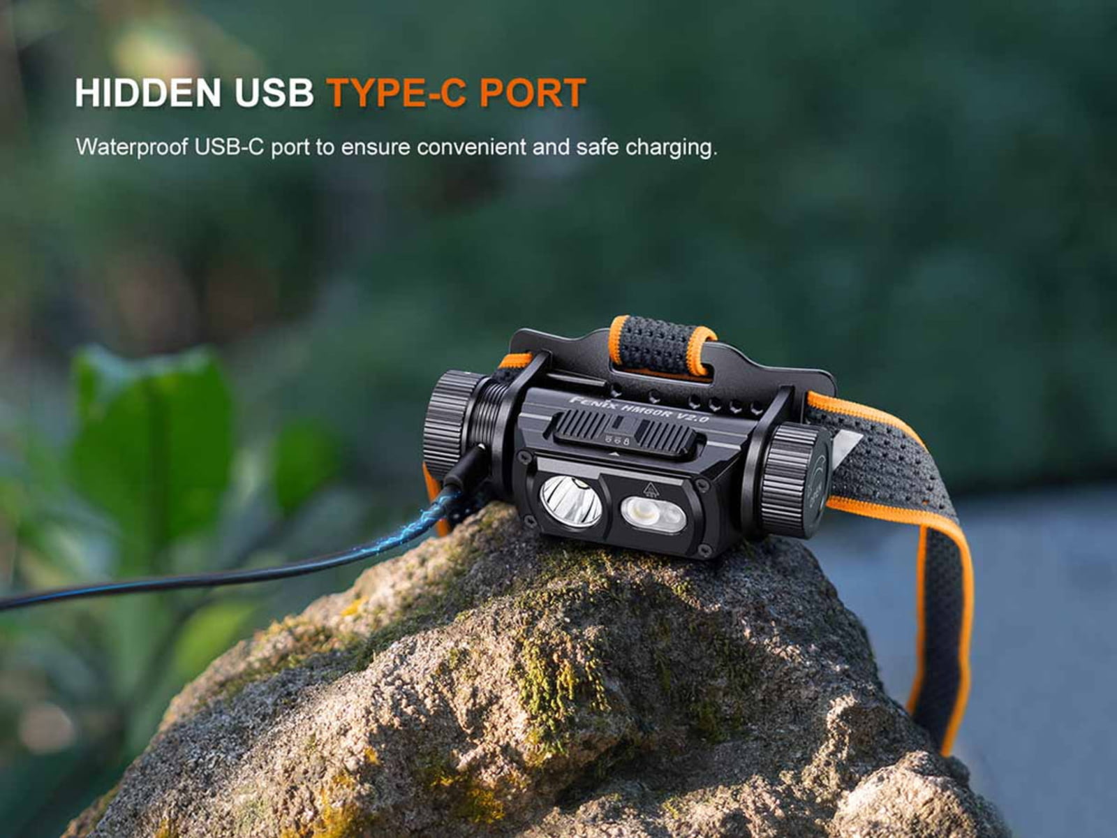 Fenix Lighting HM60R V2.0 Lithium Ion 1600 Lumens Luminus SST40-GEN2 LED Luminus SST20-GEN2 High-CRI LED OSRAM 2835 LED Headlamp Black