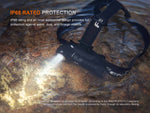 Fenix Lighting HM61R V3 ARB-L18-4000 1800 Lumens LED Headlamp Black HM61RV3BK