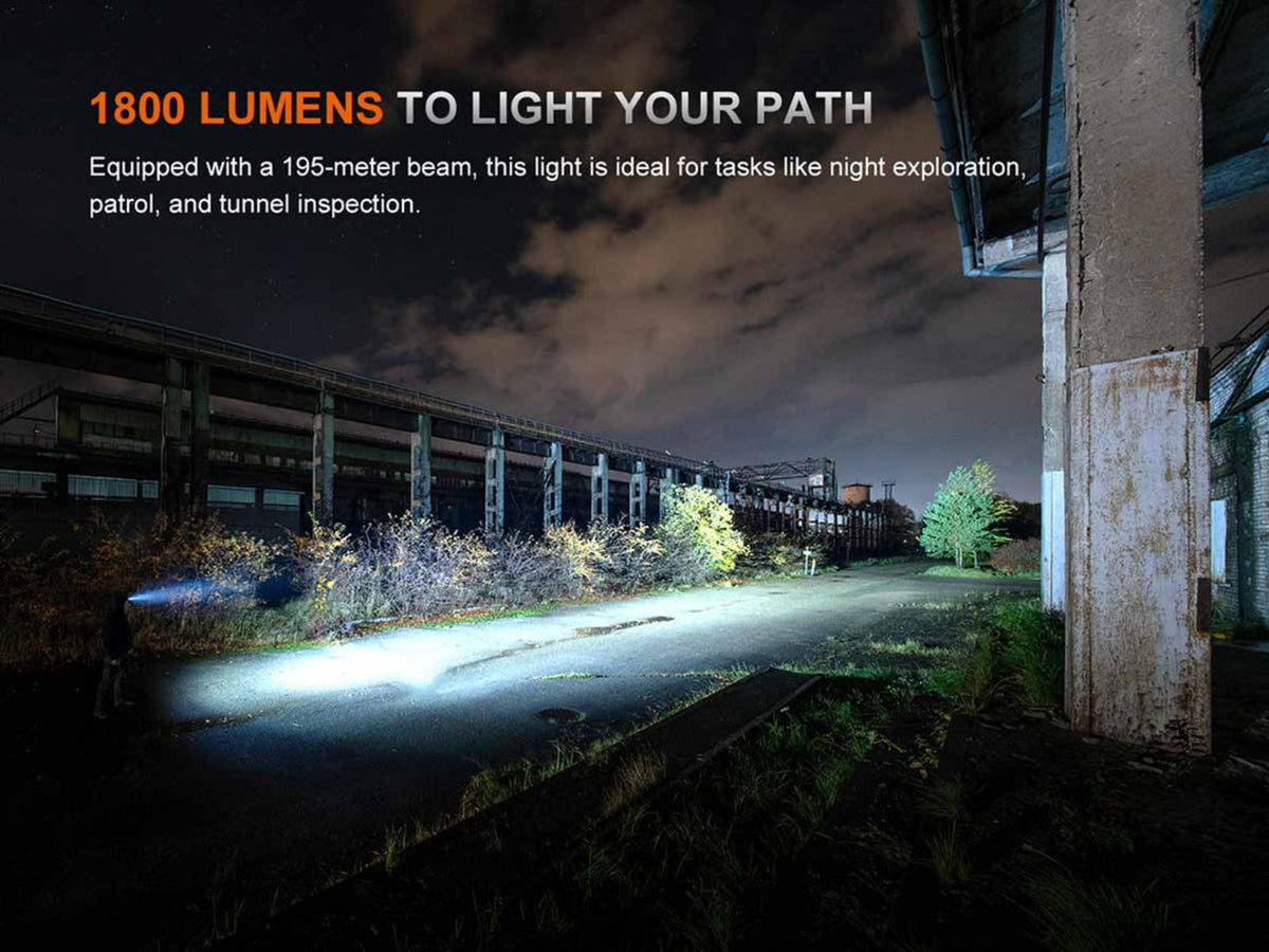 Fenix Lighting HM61R V3 ARB-L18-4000 1800 Lumens LED Headlamp Black HM61RV3BK