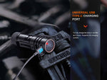 Fenix Lighting HM71R Lithium Ion 2700 Lumens Luminus SFT70 LED Luminus SST20 CRI90 LED Headlamp Black