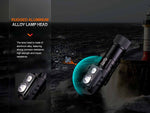 Fenix Lighting HM71R Lithium Ion 2700 Lumens Luminus SFT70 LED Luminus SST20 CRI90 LED Headlamp Black