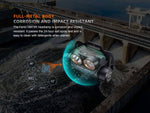 Fenix Lighting HM75R Lithium Ion 1600 Lumens Luminus SST40 LED Luminus SST20 LED OSRAM GR QSSPA1.23 LED Headlamp Black