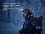 Fenix Lighting HM75R Lithium Ion 1600 Lumens Luminus SST40 LED Luminus SST20 LED OSRAM GR QSSPA1.23 LED Headlamp Black