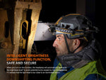Fenix Lighting HM75R Lithium Ion 1600 Lumens Luminus SST40 LED Luminus SST20 LED OSRAM GR QSSPA1.23 LED Headlamp Black