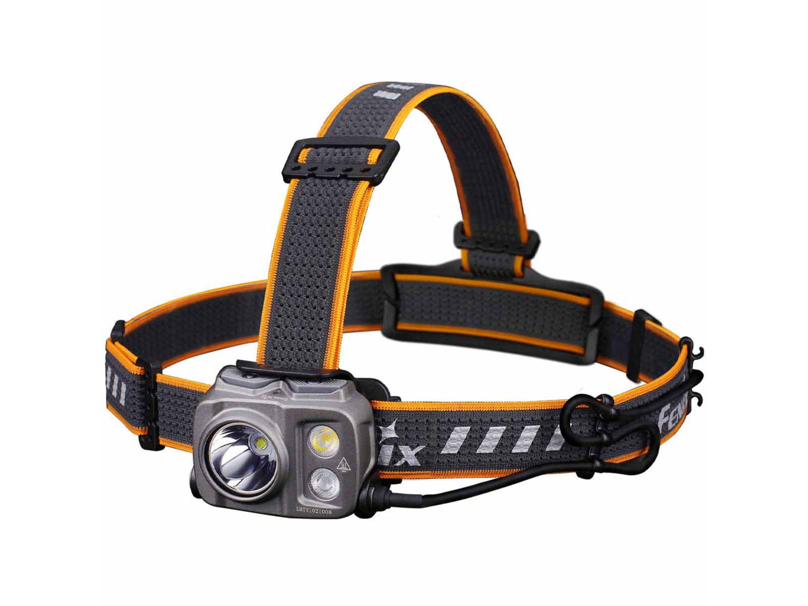 Fenix Lighting HP25R V2.0 Lithium Ion 1600 Lumens Luminus SST40 LED Cree XP-G3 S4 LED Everlight 2835 LED Headlamp Gray HP25V2BK