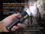 Fenix Lighting LR36R Lithium Ion 10000 Lumens Luminus SST 25 LED CT1-Mini Laser Flashlight Black