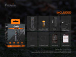 Fenix Lighting PD25R 800 Lumens Luminus SST20 LED Flashlight Black PD25RSTBK