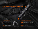 Fenix Lighting PD25R 800 Lumens Luminus SST20 LED Flashlight Black PD25RSTBK