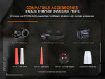 Fenix Lighting PD26R ACE Lithium Ion 1300 Lumens Luminus SFT25R LED Flashlight Black