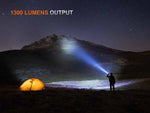 Fenix Lighting PD26R ACE Lithium Ion 1300 Lumens Luminus SFT25R LED Flashlight Black