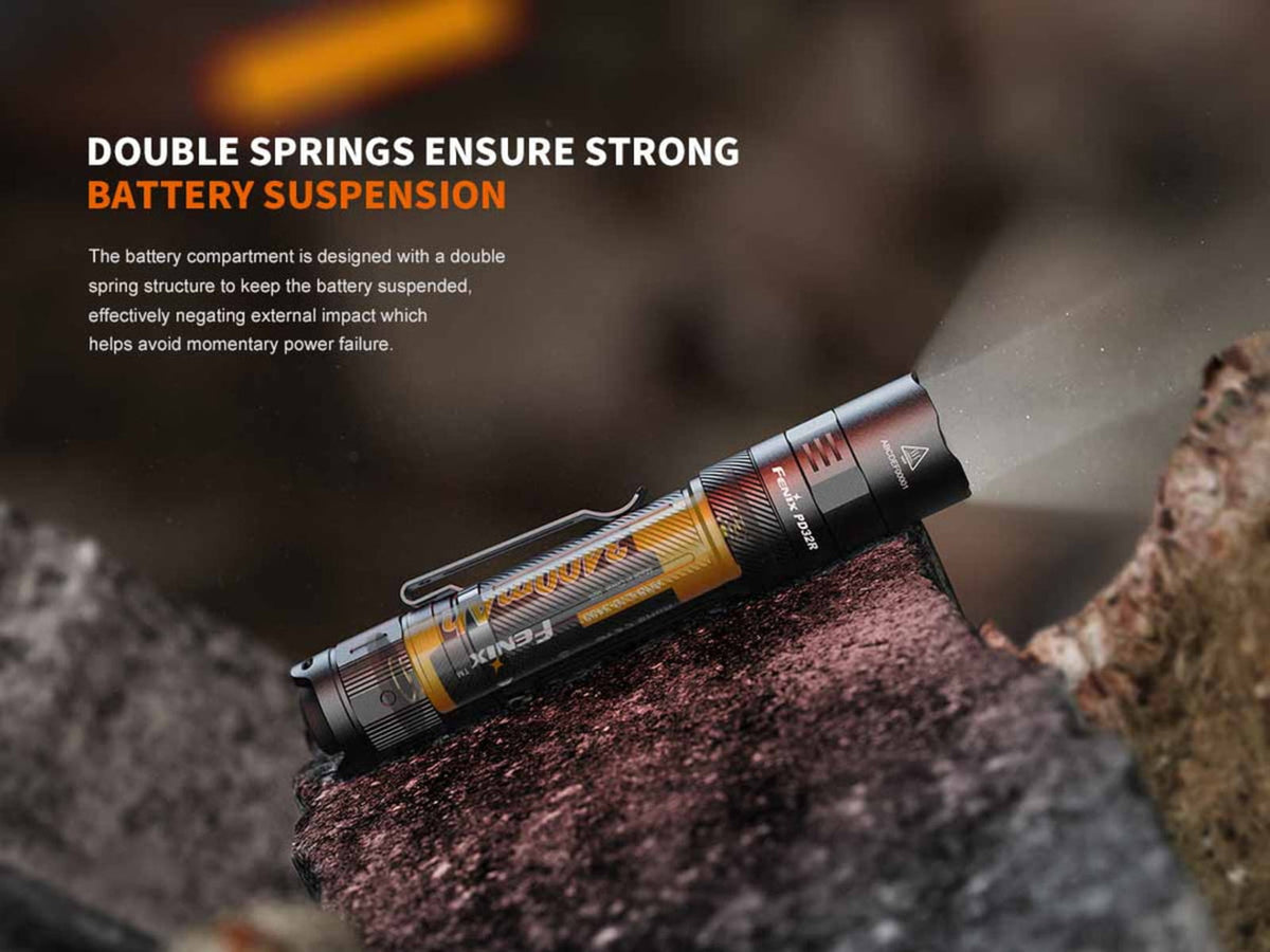 Fenix Lighting PD32R Lithium Ion 1400 Lumens Luminus SFT40 LED Flashlight Black