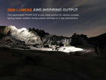 Fenix Lighting PD35R ACE Lithium Ion 2000 Lumens Luminus SFT40 LED Flashlight Black PD35RACBK