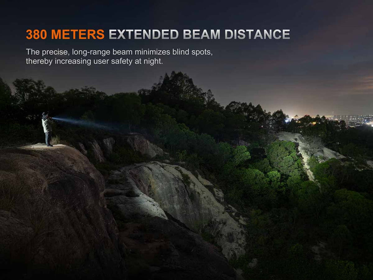 Fenix Lighting PD35R ACE Lithium Ion 2000 Lumens Luminus SFT40 LED Flashlight Black PD35RACBK