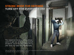 Fenix Lighting PD35R ACE Lithium Ion 2000 Lumens Luminus SFT40 LED Flashlight Black PD35RACBK