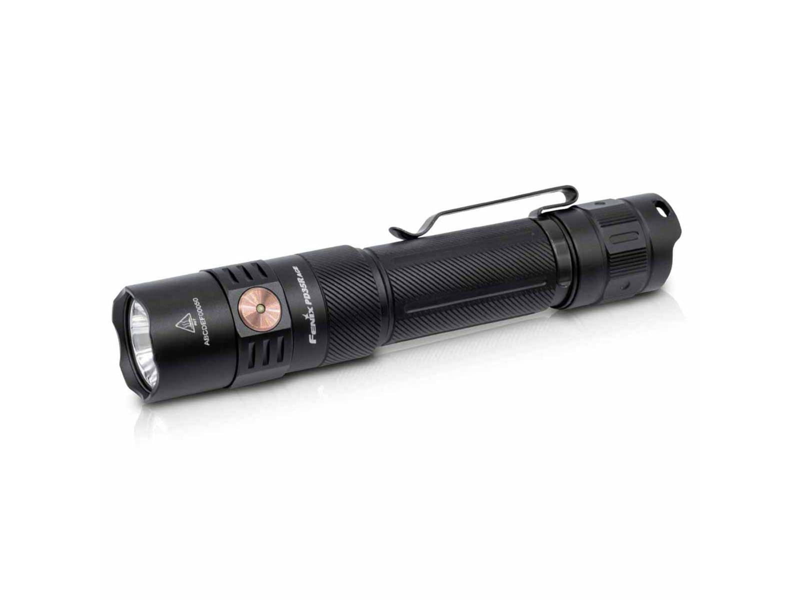 Fenix Lighting PD35R ACE Lithium Ion 2000 Lumens Luminus SFT40 LED Flashlight Black