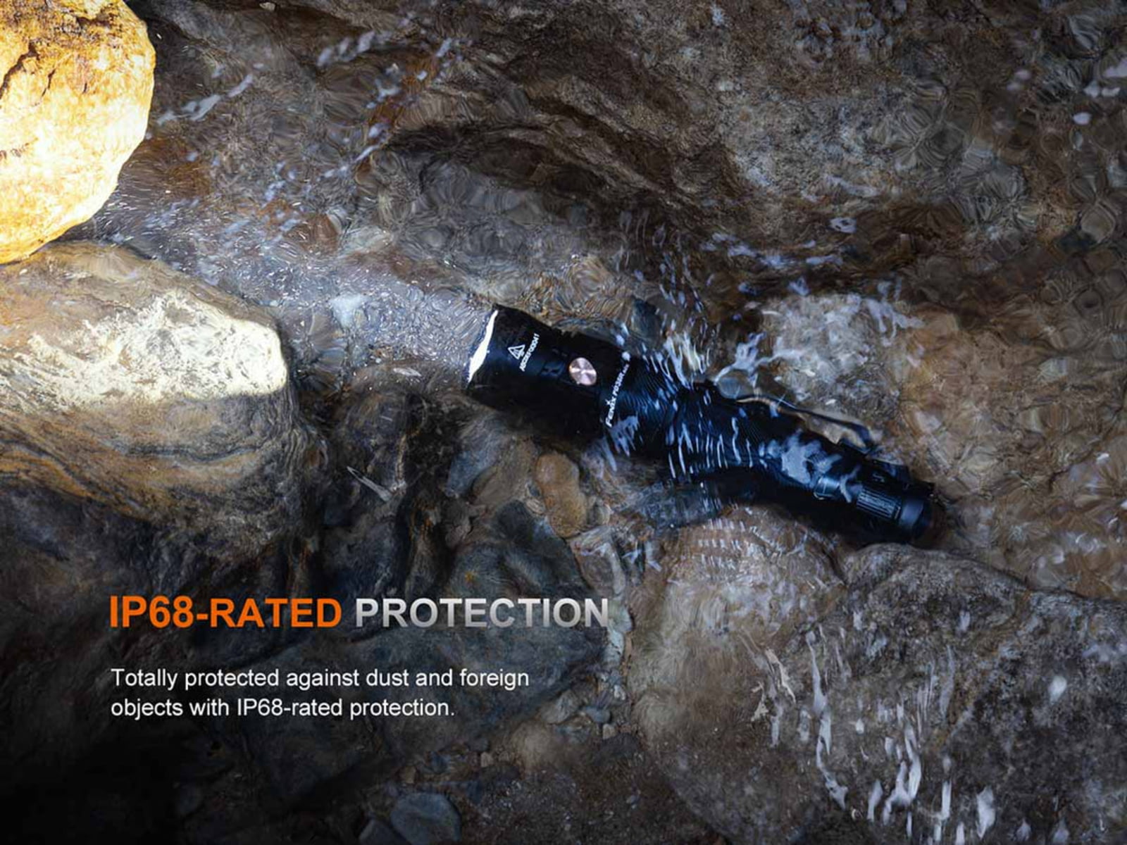 Fenix Lighting PD36R ACE Lithium Ion 3000 Lumens Luminus SFT70 Gen2 LED Flashlight Black