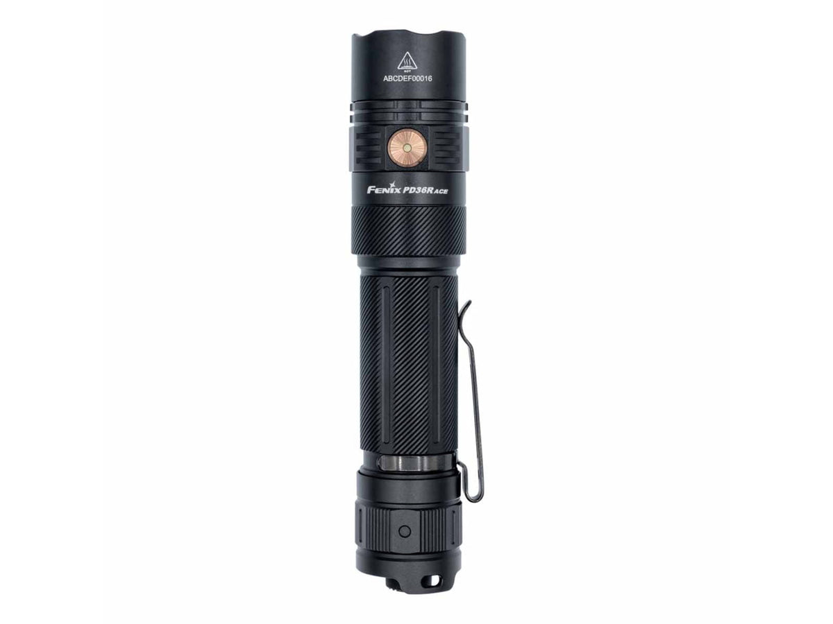 Fenix Lighting PD36R ACE Lithium Ion 3000 Lumens Luminus SFT70 Gen2 LED Flashlight Black PD36RACBK