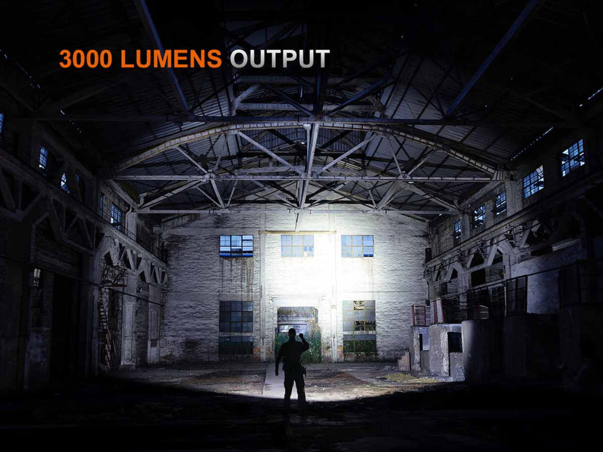 Fenix Lighting PD36R ACE Lithium Ion 3000 Lumens Luminus SFT70 Gen2 LED Flashlight Black PD36RACBK
