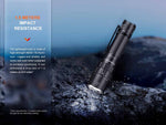 Fenix Lighting PD40R V3.0 Lithium Ion 3000 Lumens Luminus SFT70 LED Flashlight Black