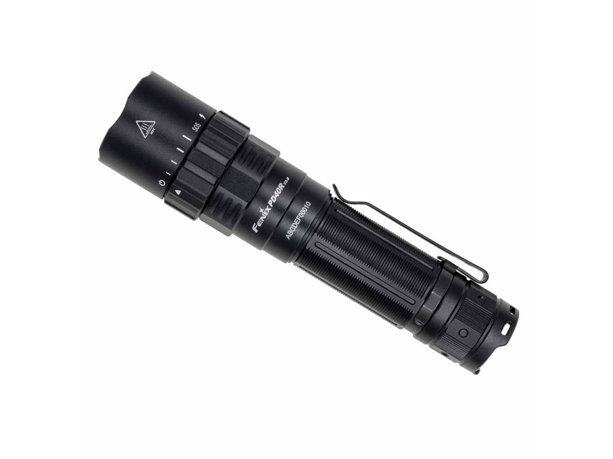 Fenix Lighting PD40R V3.0 Lithium Ion 3000 Lumens Luminus SFT70 LED Flashlight Black