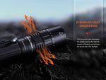 Fenix Lighting PD40R V3.0 Lithium Ion 3000 Lumens Luminus SFT70 LED Flashlight Black