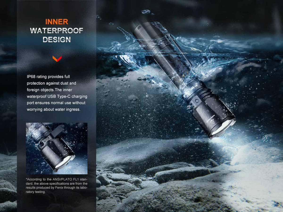 Fenix Lighting TK11R Lithium Ion 1600 Lumens Luminus SFT40 LED Flashlight Black