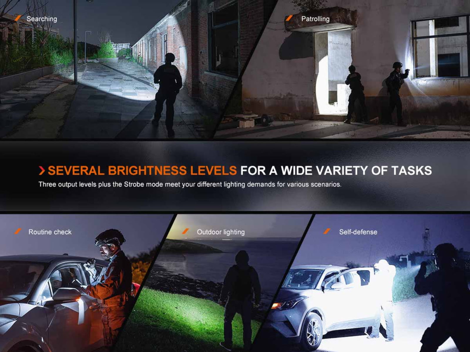 Fenix Lighting TK11R Lithium Ion 1600 Lumens Luminus SFT40 LED Flashlight Black