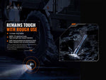 Fenix Lighting TK20R V2.0 Lithium Ion 3000 Lumens Luminus SFT70 LED Flashlight Black