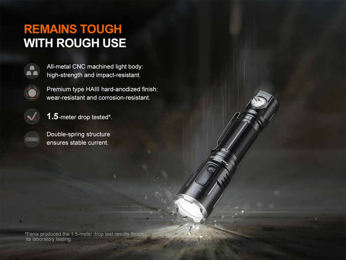 Fenix Lighting TK25R Lithium Ion 3600 Lumens Luminus Cree11 lig XHP50.3-LED Flashlight Black