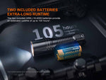 Fenix TK35R Lithium Ion 5800 Lumens Luminus SFT25R LED Luminus SST08 UV LED Flashlight Black TK35RSFBK