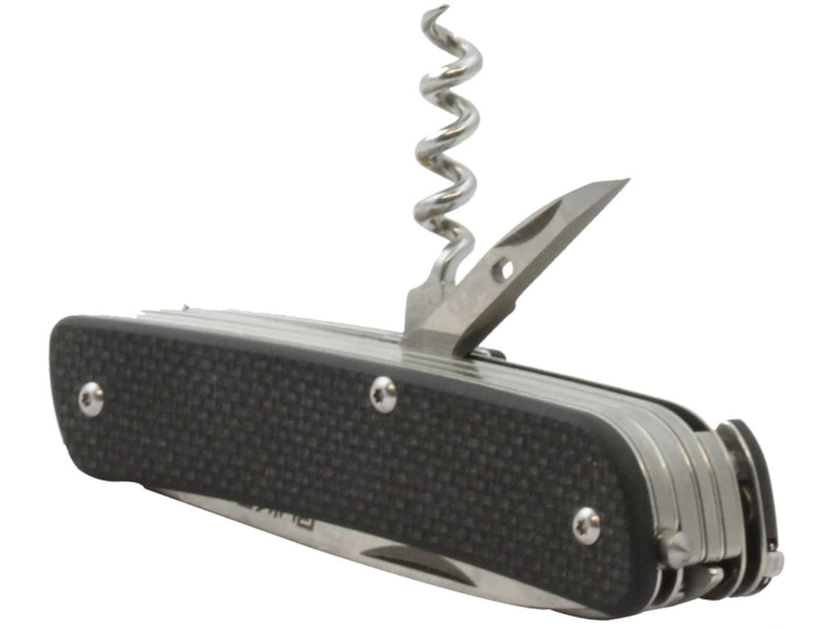 RUIKE M51 Multifunction Knife 2.79in 14C28N Stainless Steel Clip Point Plain Blade Black M51-B