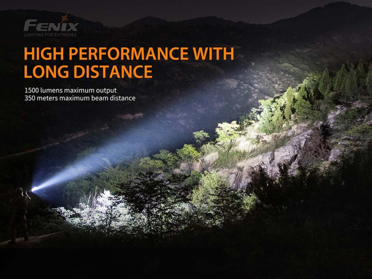 Fenix Lighting TK26R Lithium Ion 1500 Lumens Cree XP E2 Luminus SST40 LED Flashlight Black
