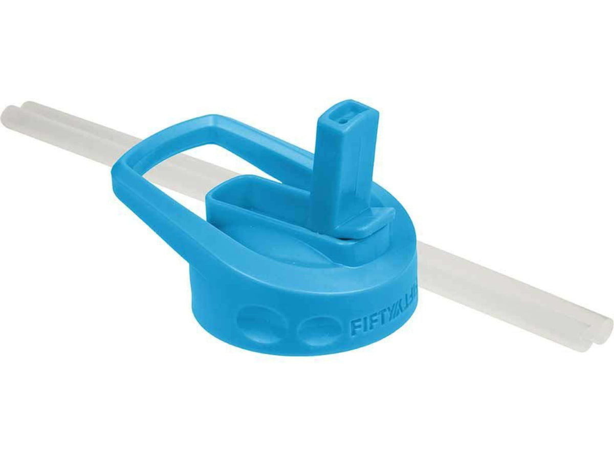 Fifty/Fifty Colored Wide-Mouth Straw Lid Blue A68002BL0