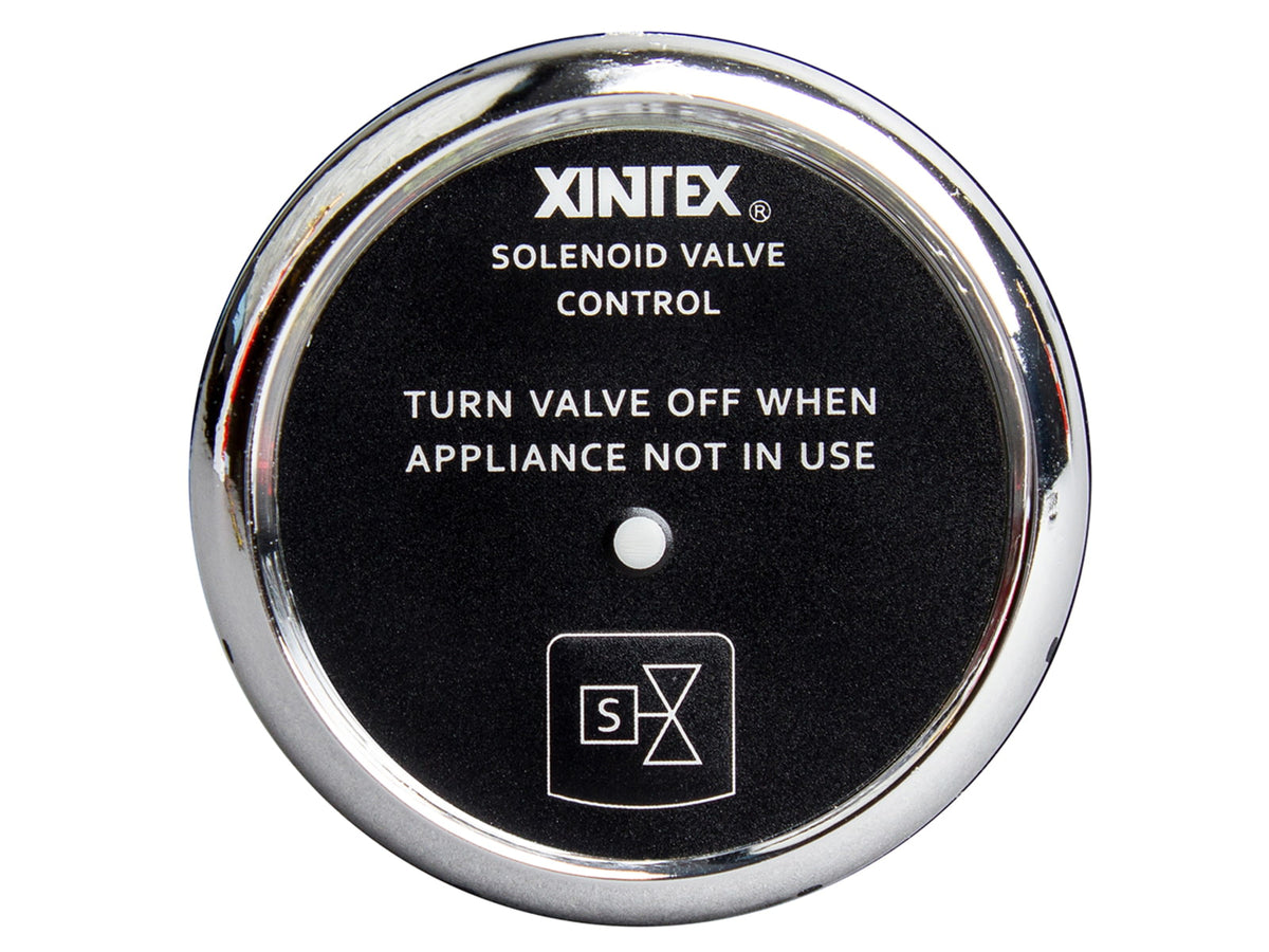 Fireboy-Xintex Control & Solenoid Valve w/Chrome Bezel Display Propane C-1C-R