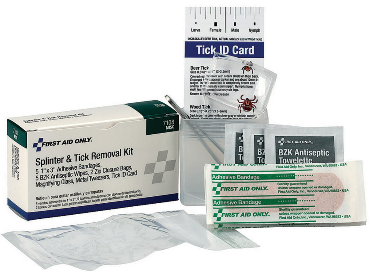 First Aid Only Splinter and Tick Removal Kit
