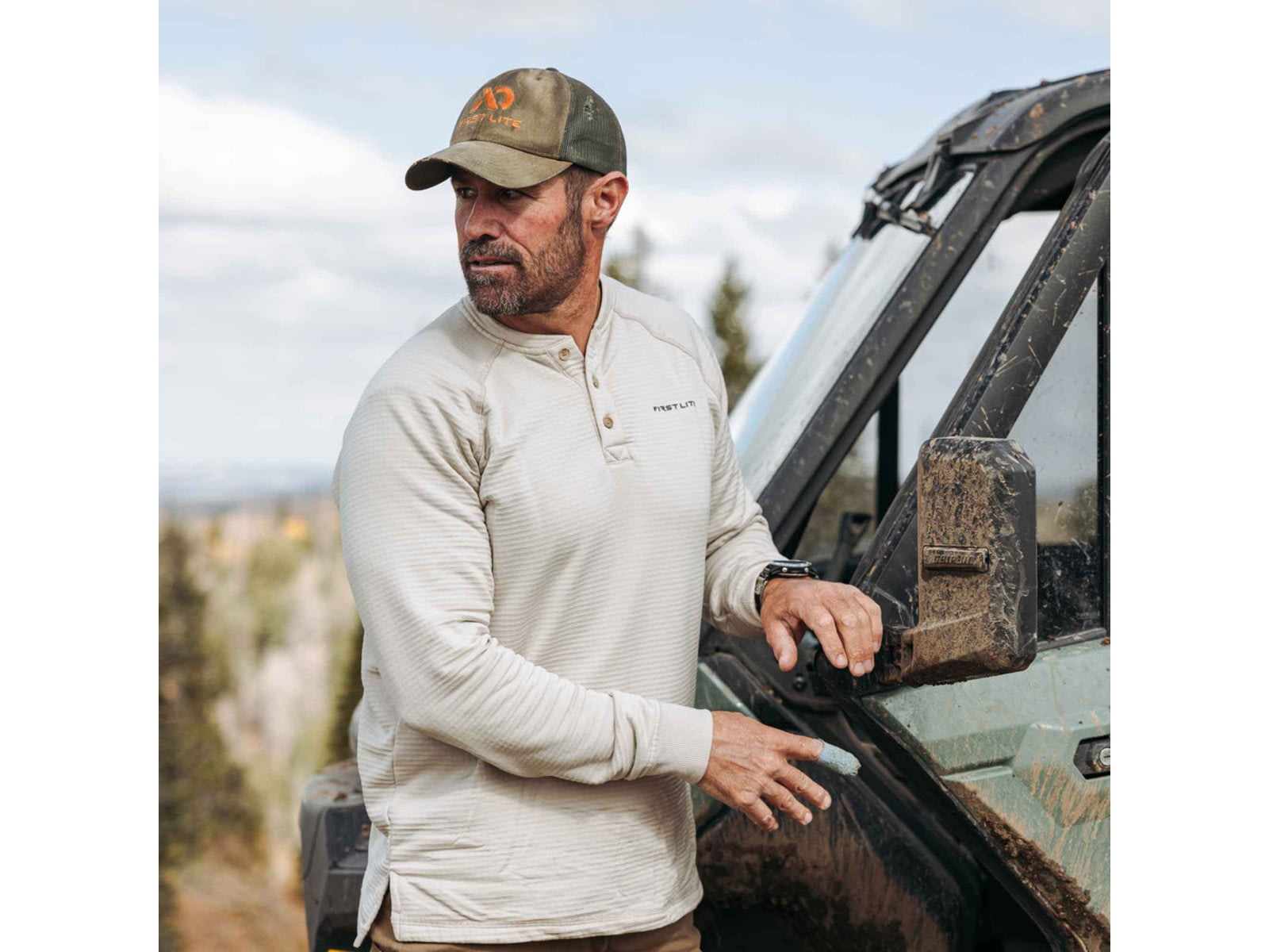 First Lite ThermaGrid Merino Henley - Men's