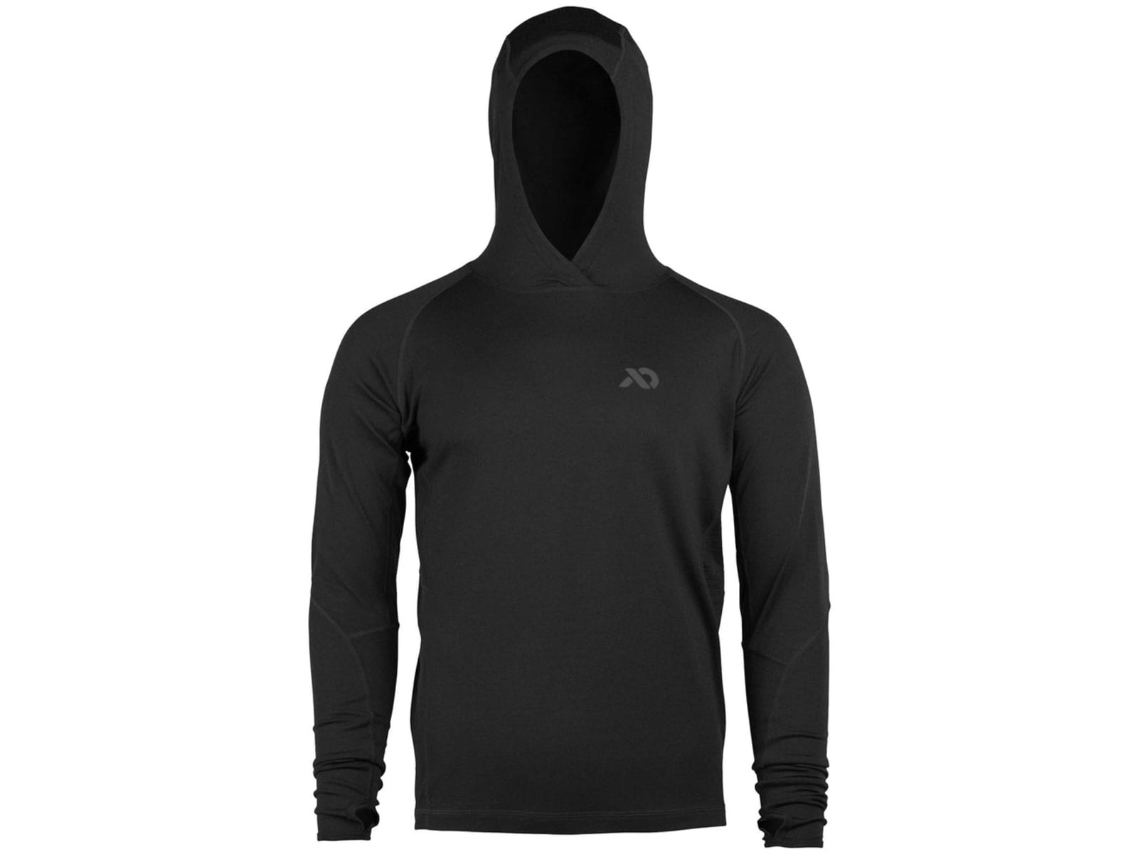 First Lite Wick Hoody - Men's Black on Black Large