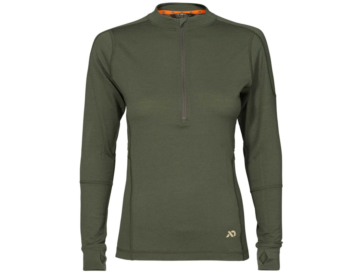 First Lite Wick Quarter Zip - Women's Conifer Medium 140007