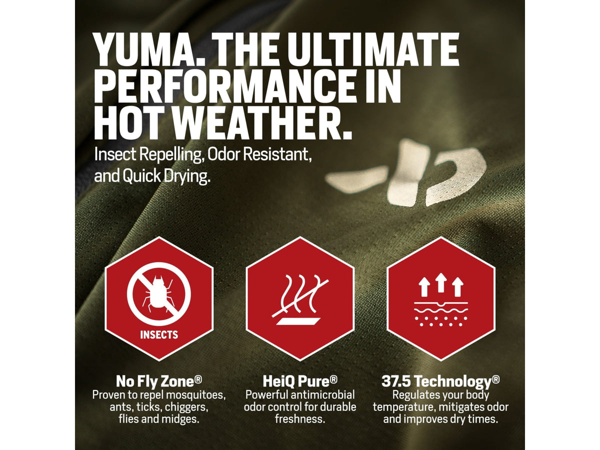 First Lite Yuma Synthetic Long Sleeve Crew - Men's Specter Medium 137806