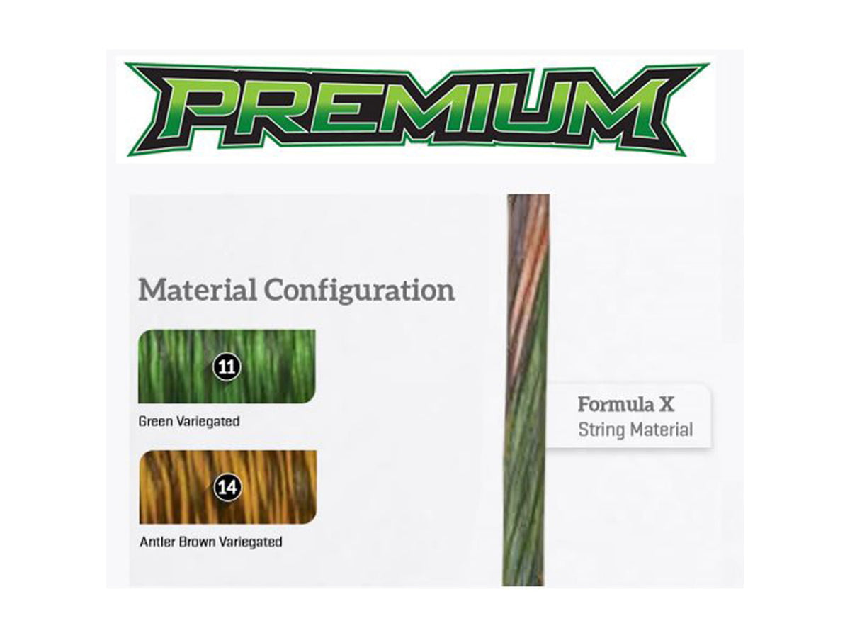 First String Premium String Set Mission Ballistic 2.0 Green/Brown 1503159