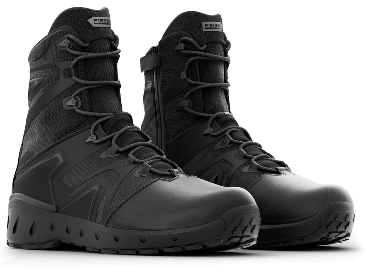 First Tactical AERO-TAC 8in Polishable Toe Side-Zip Tactical Boots - Men's