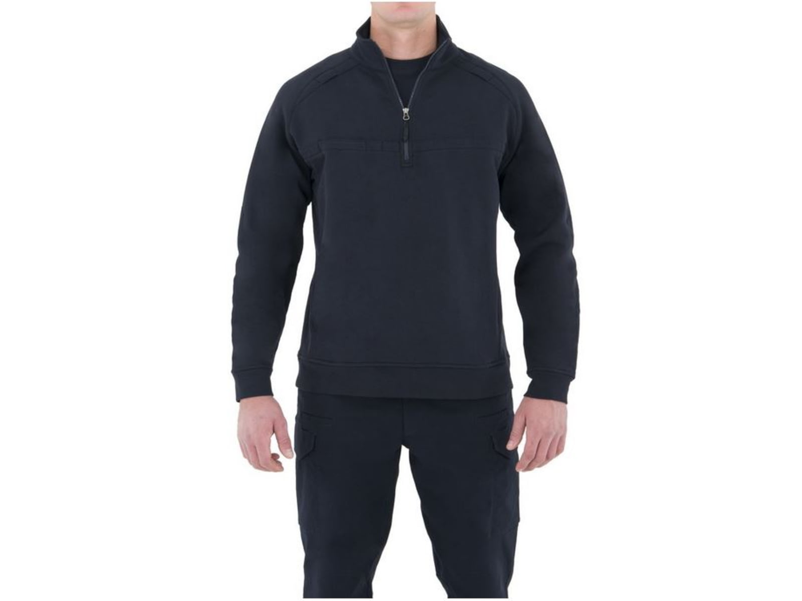 First Tactical Men's Ctn Job Shirt 1/4 Zip Midnight Navy XXL Regular