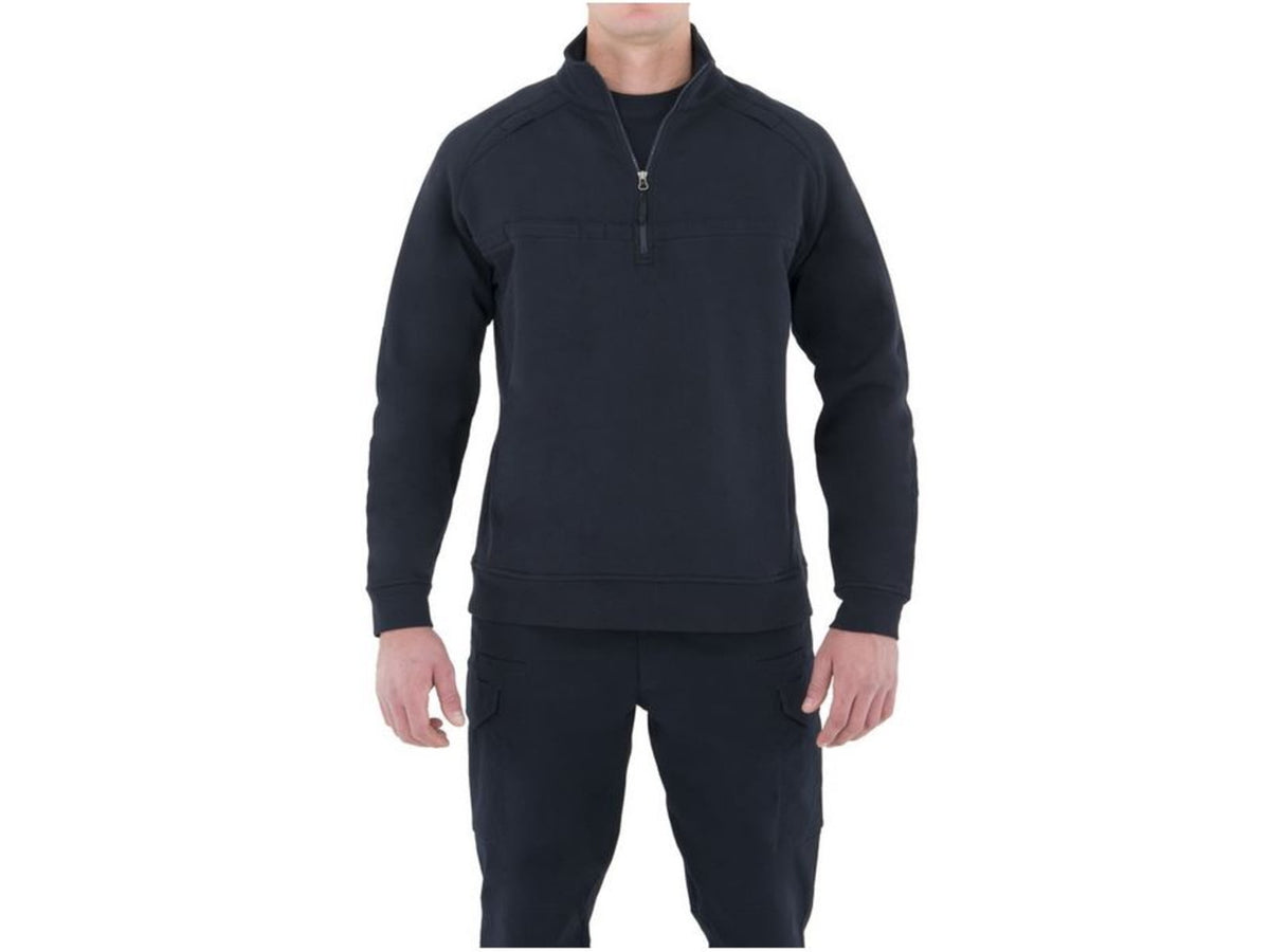 First Tactical Men's Ctn Job Shirt 1/4 Zip Midnight Navy XXL Regular