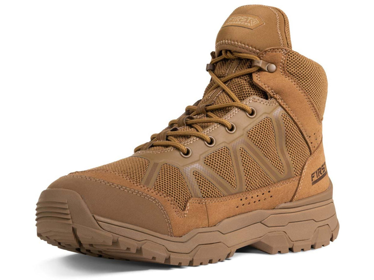 First Tactical Operator Mid 5in Boots - Men's Coyote