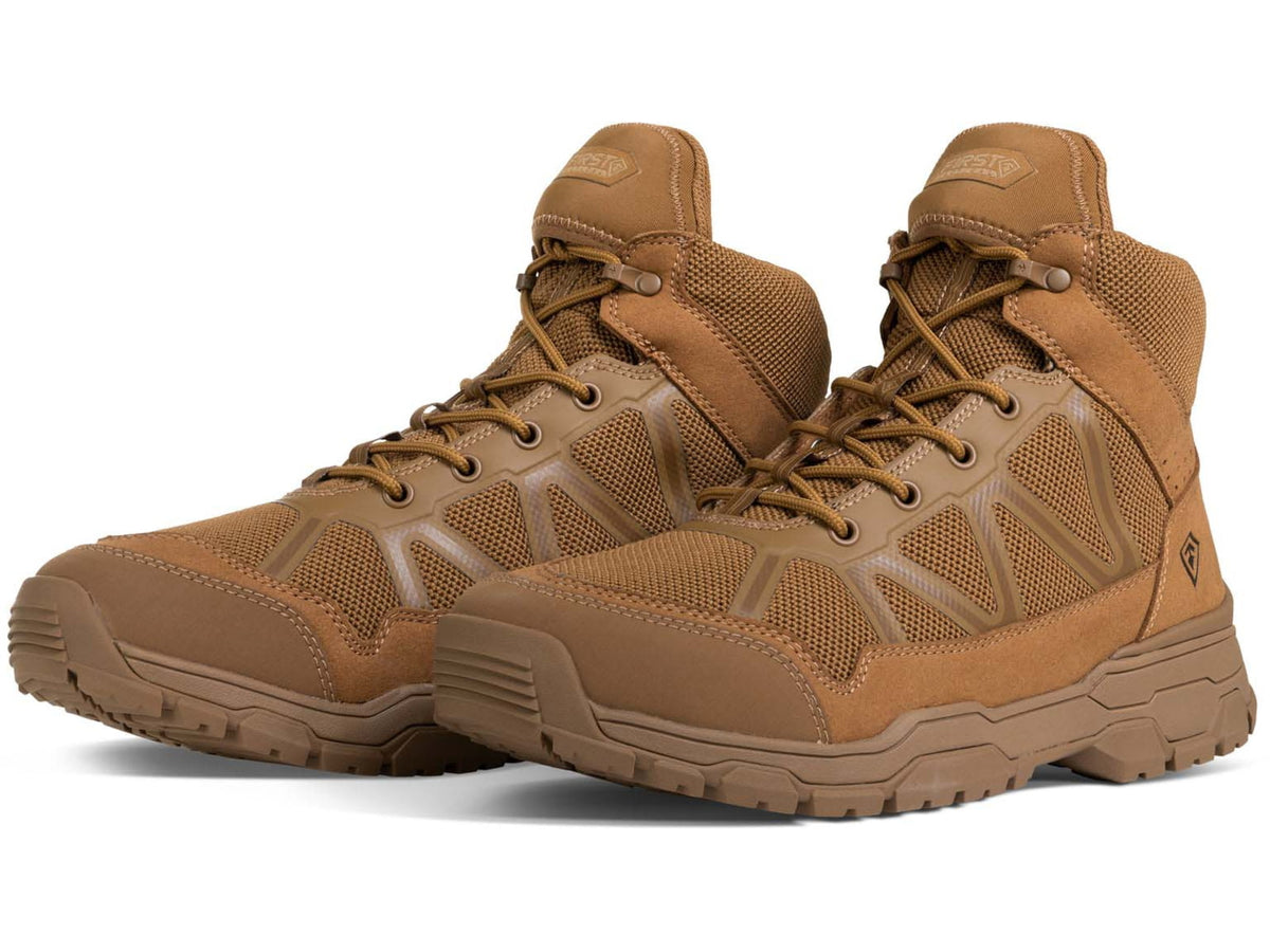 First Tactical Operator Mid 5in Boots - Men's Coyote