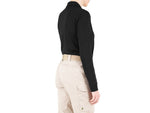 First Tactical Performance Long Sleeve Polo - Womens Black Extra Large